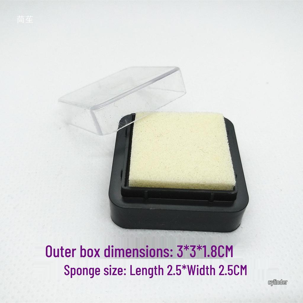 DIY Blank Ink Pad for Stamps with Sponge Core & Rubber Surface
