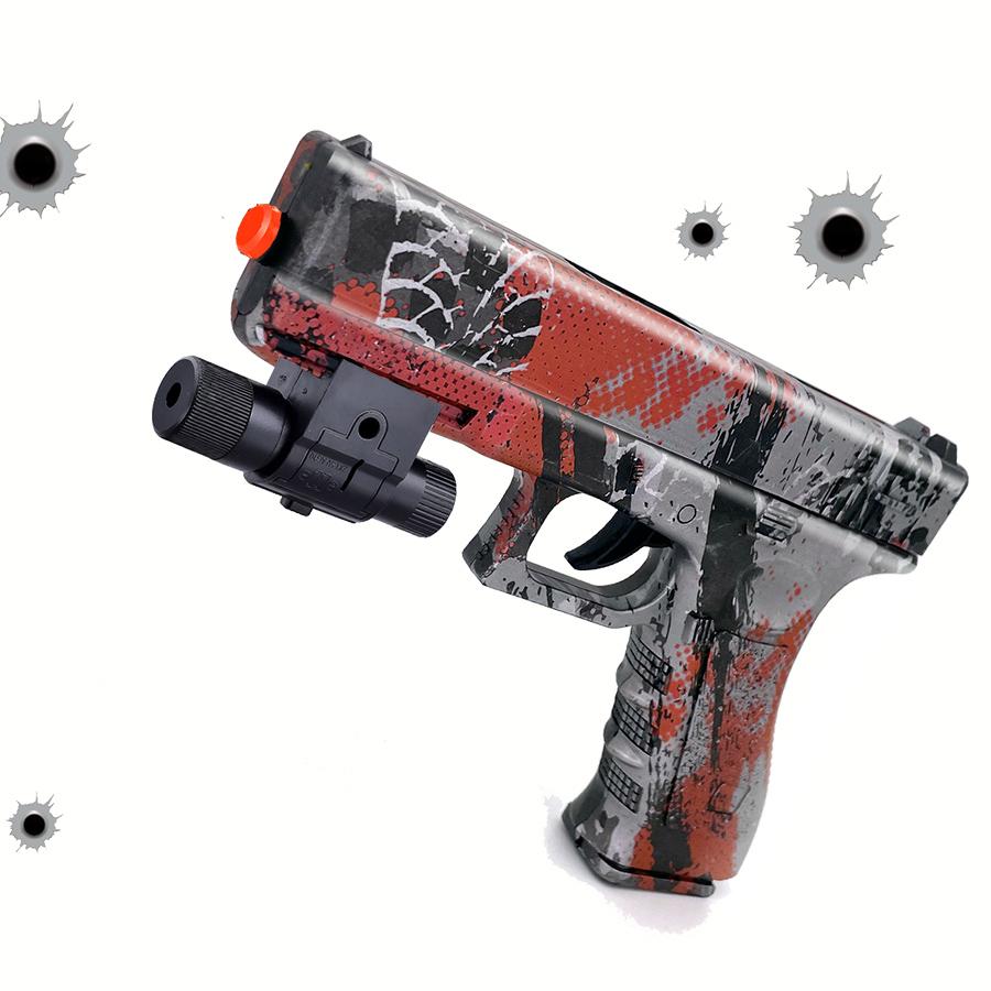 Ball Blaster Pistol Toys Manual Blaster NO Need Charge Outdoor Shooting Toys Backyard Games Gift