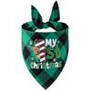Christmas Wrapped Pet Small Medium and Large Dogs Cats Teddy Triangle Towel Mouth Scarf
