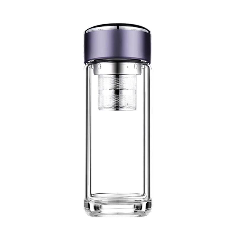 Tea Love High Borosilicate Double-Wall Glass Tea Tumbler