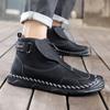 Fashion Breathable  Slip on Low Top Walking Shoes Outdoor Male Ankle Boots Slip-Resistant Work Boots 2025 New Men's Leather Casual Shoes