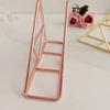 European Style Triangle Napkin Holder High-end Hollow Tissue Rack  Dining Table