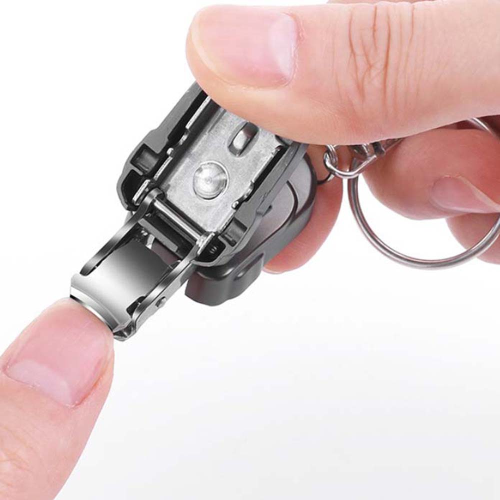 Taschenanhänger Mini-Nagelknipser Schlüsselanhänger Edelstahl Fingernagelknipser Nagelwerkzeuge