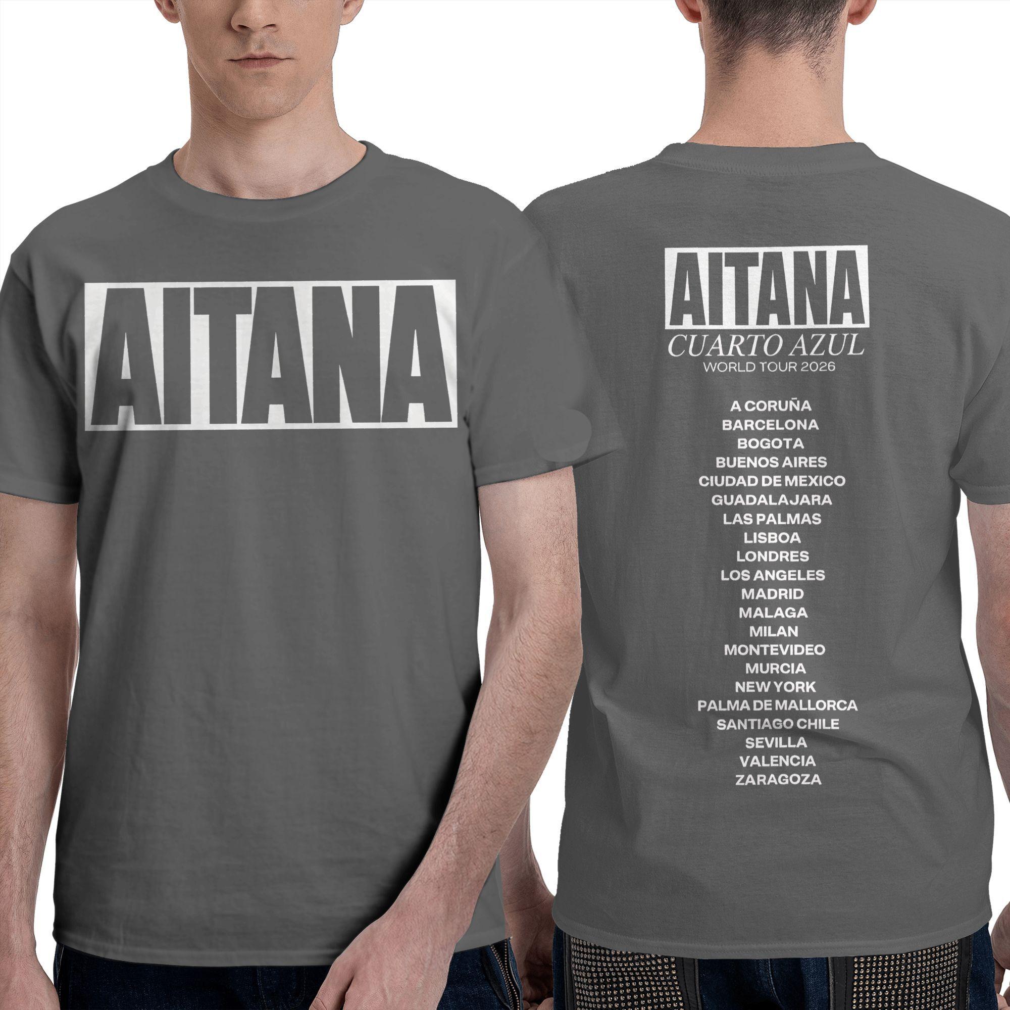 

Aitanaed Singer CUARTO AZUL for Men Women T Shirt Apparel Crazy Tees T-Shirt Cotton Big Size Clothing 4XL