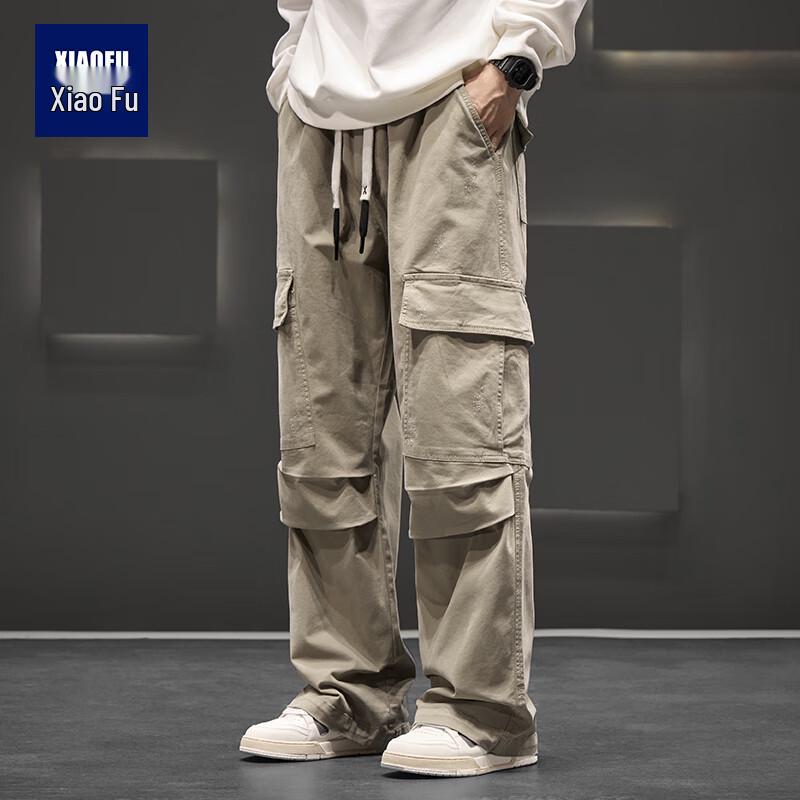 Men's Plus Size Multi-Pocket Cargo Pants