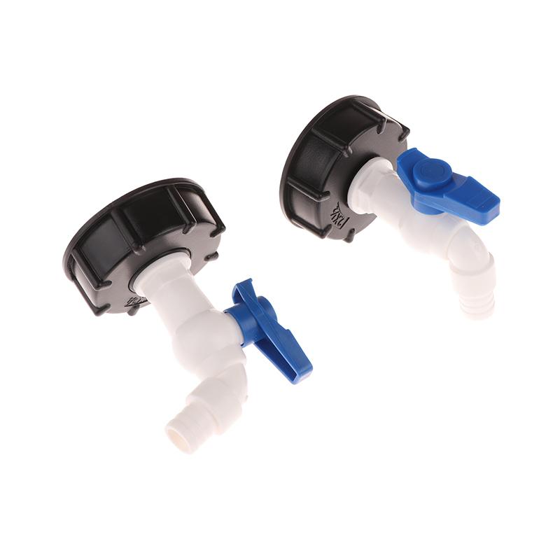 IBC Tankadapter 1/2 3/4 Zoll Kunststoffhahn Ersatzventil 60 mm Grobgewinde Import Gartenwasseranschlüsse Ablaufadapter