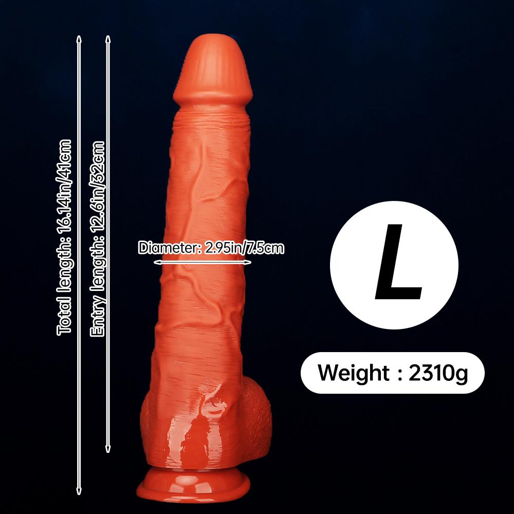 Großer Dildo Analplug mit Saugnapf Gewinde Analkugeln Analdildo Fisting Realistischer Penis