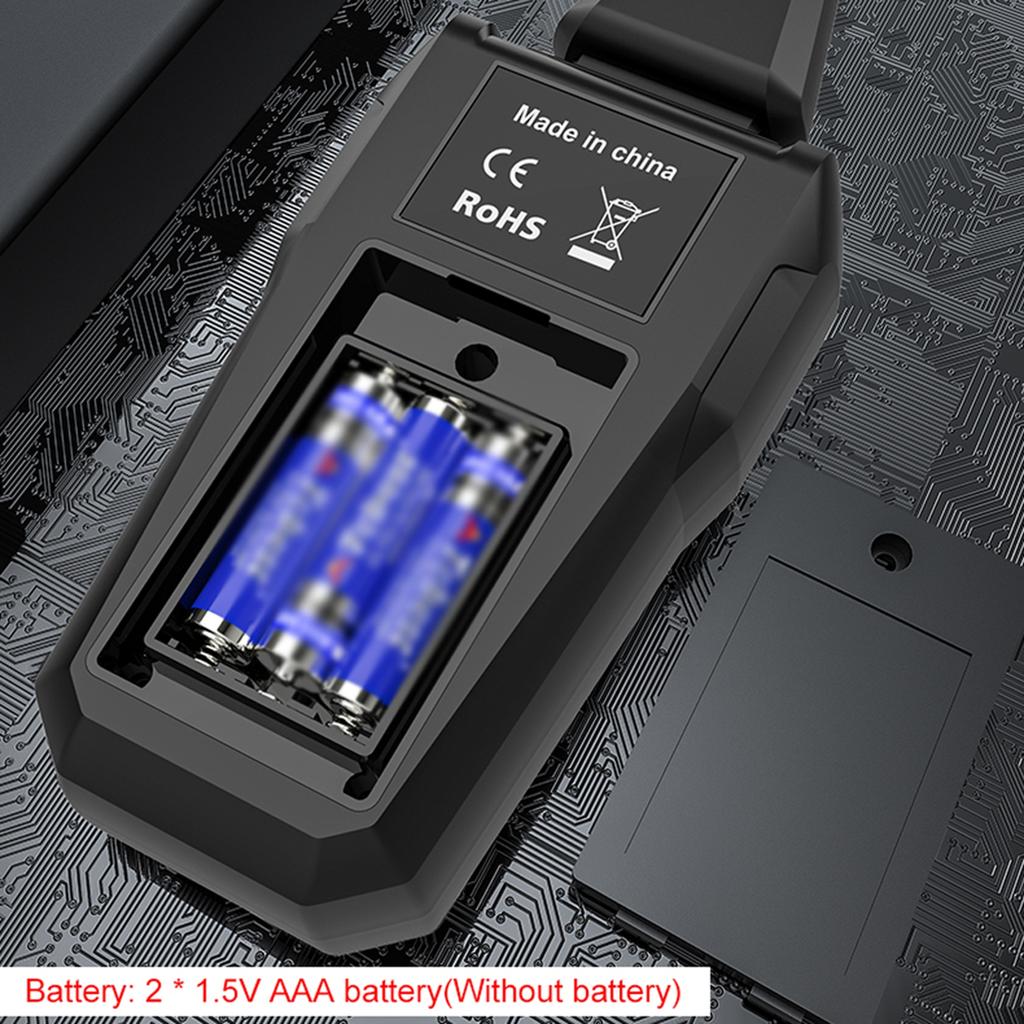Handheld Portable Electromagnetic Radiation Detector Household Laboratory Hospital Multi-function Temperature Humidity Tester Digital Color Display Ra