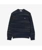 LACOSTE Men'S Striped Crew Neck Sweater Ah5221-55N L0K