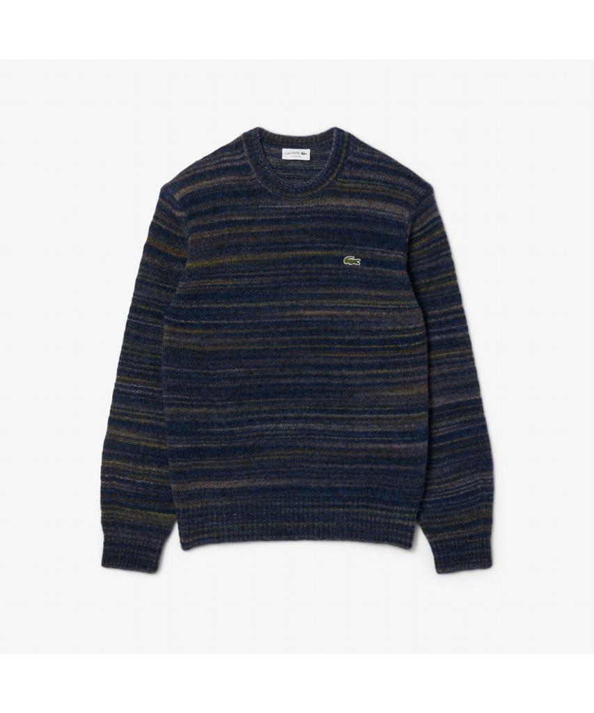 LACOSTE Men'S Striped Crew Neck Sweater Ah5221-55N L0K
