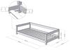 STUDY Children's Bed 90 X 190 Brick Red
