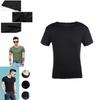 Men's Summer Casual Fashion Solid Color O-neck T-shirt With Short Sleeves