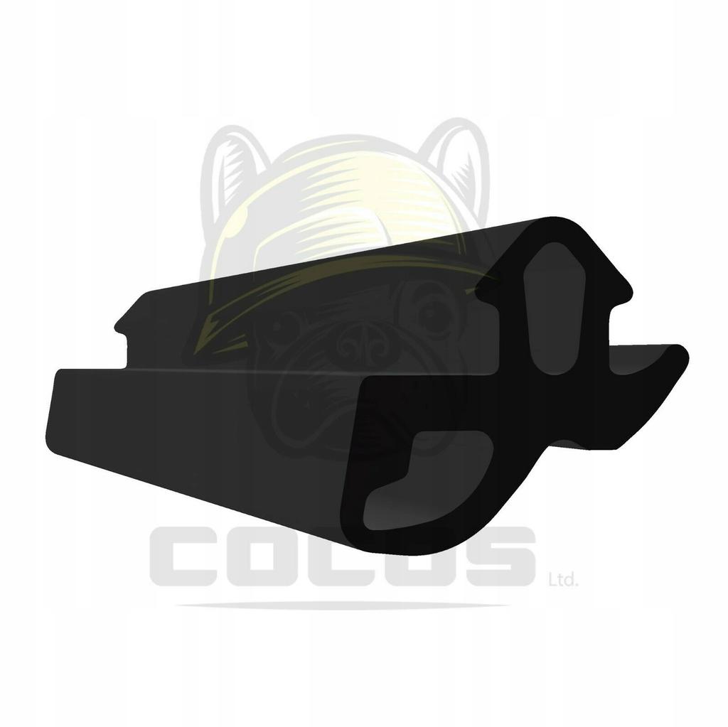 Seal for PVC windows S-1560 ALUPLAST BLACK 1m