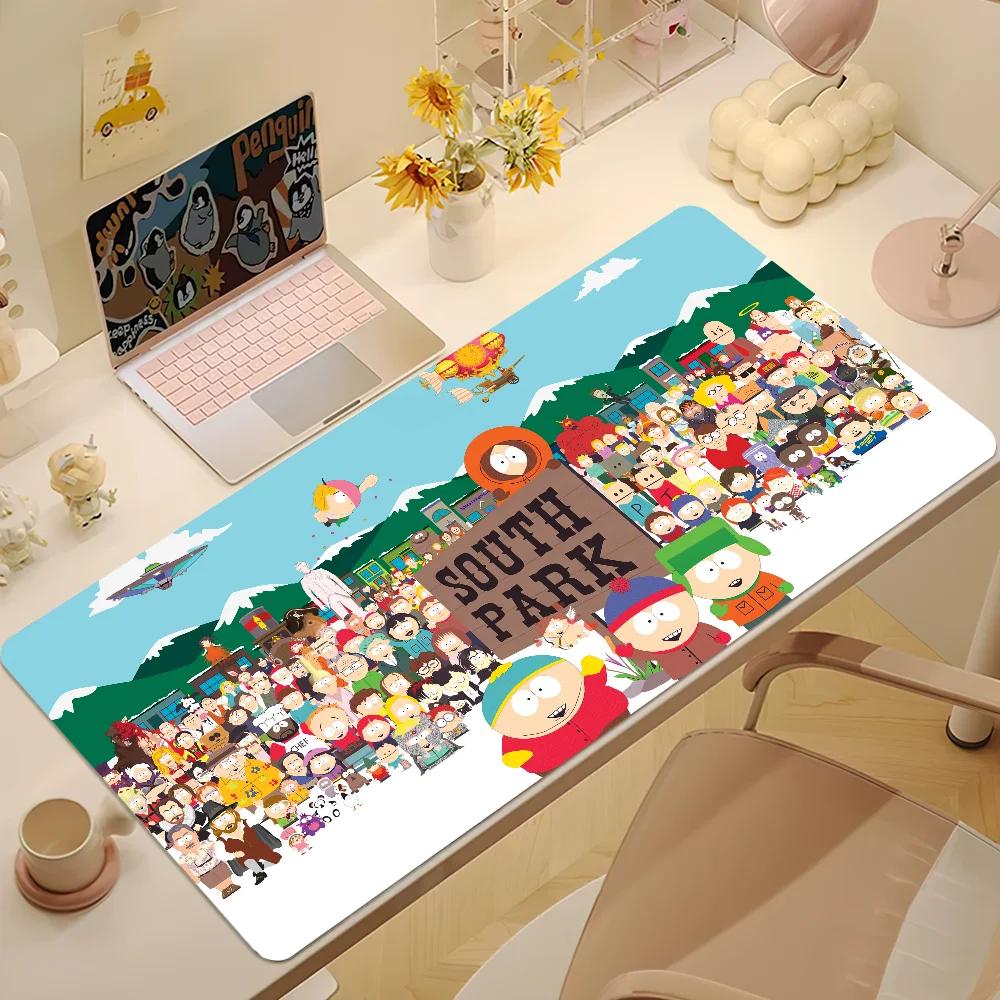 Carto SSouth Cute PPark Mouse Pad Large Desk Mat Keyboard Ergonomic Office Rubber PC Nonslip Antifray Home Custom Best Price