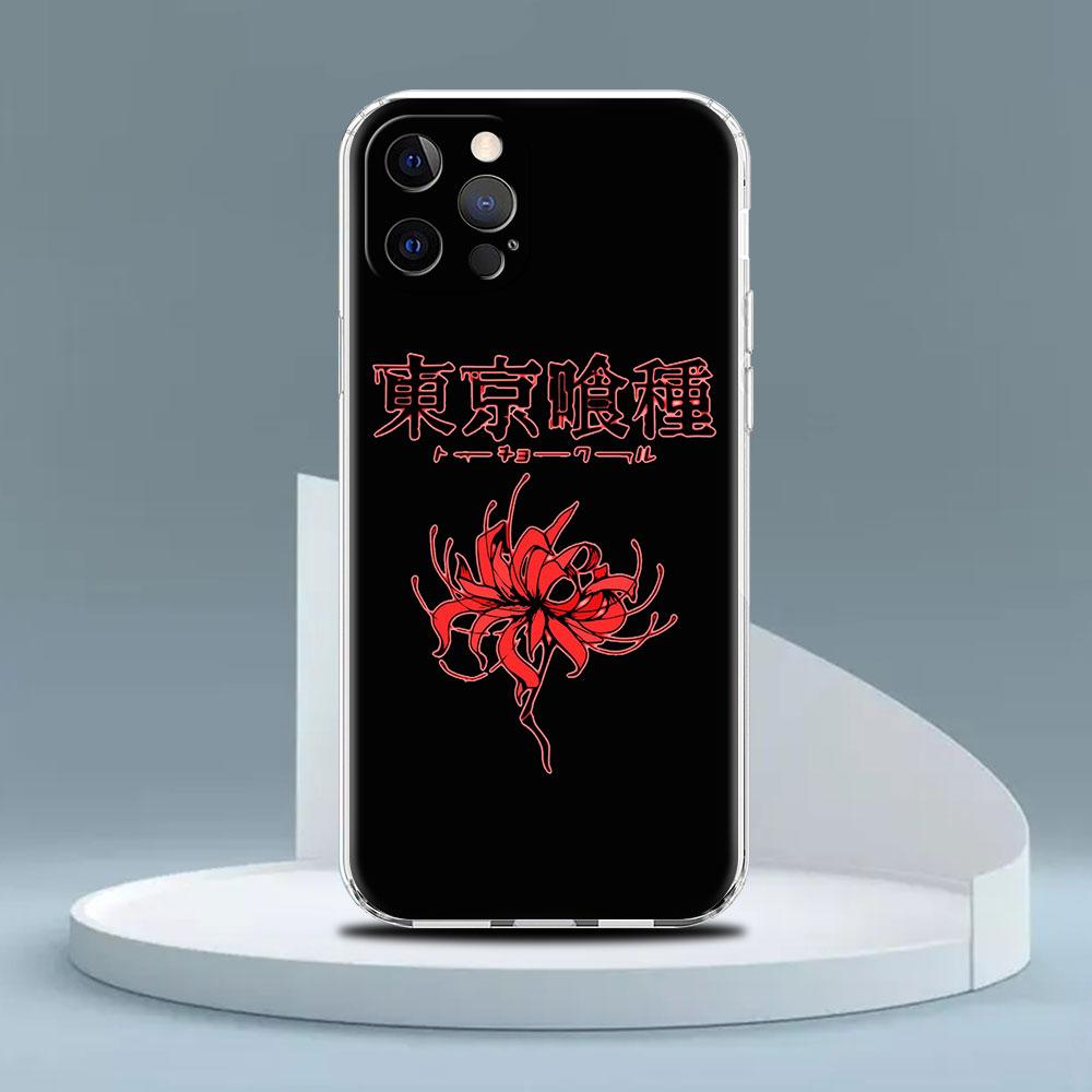 

Прозрачный чехол для Apple iPhone 14 13 11 12 Pro 7 8 Plus XR X XS Max 6 6S 14Pro силиконовый чехол для телефона японский Tokyo Ghoul Suave iPhone 14 Pro Max
