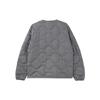 Uniqlo Solid Color Round Neck Down Jacket Men Outerwear Mist-Gray 462984-05