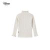 Disney Girls' Mock Neck Ruffle Trim Knitted Sweater