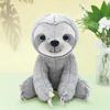 25CM Cuddly Sloth Plush Toy Big Eyes Soft Comfort Throw Pillow Grey Brown Koala Doll for Friends Christmas Birthday Gift