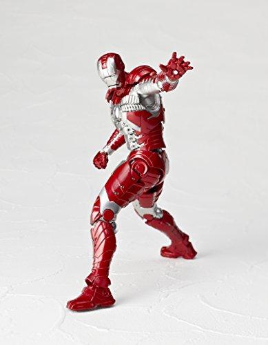 Legacy of Revoltech Iron Man 2 Iron Man Mark V Approx. 155mm ABS & PVC Painted Action Figure LR-024 [Parallel Import]