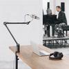 LogiLink Microphone Arm 3/8" & 5/8" Desktop Microphone Stand Scissor 360° Streaming Podcast Gaming