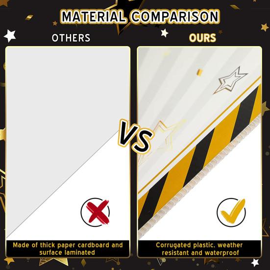 Extra Large Greeting Card Creative Shape Bright Color Jumbo Retirement Card Big Guest Book Party Decoration