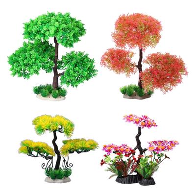 Aquarium Plants Faux Tree Design for Freshwater And Saltwater Landscapes