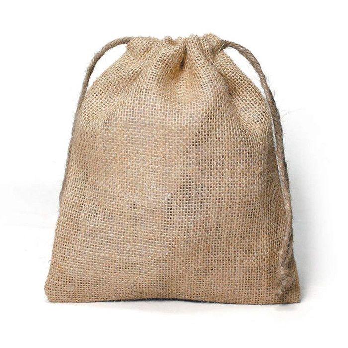 Sachet en jute - GRAINE CREATIVE - 24 x 29 cm - Beige
