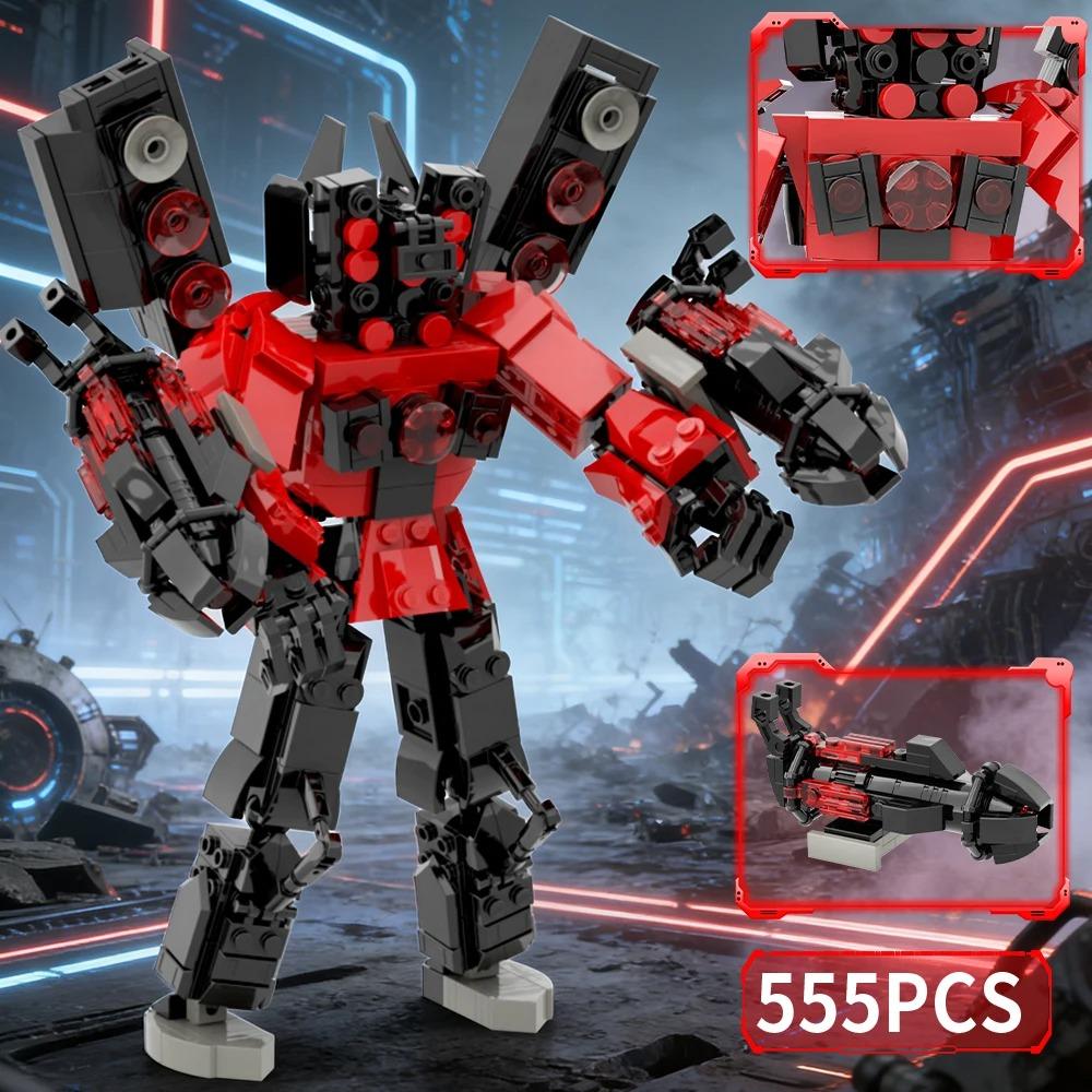 2026 Skibidis Toilete Figures Building Blocks Giant Speakerman Cameraman Tvman Bricks Model Toys for Kid Xmas birthday Idea Gift