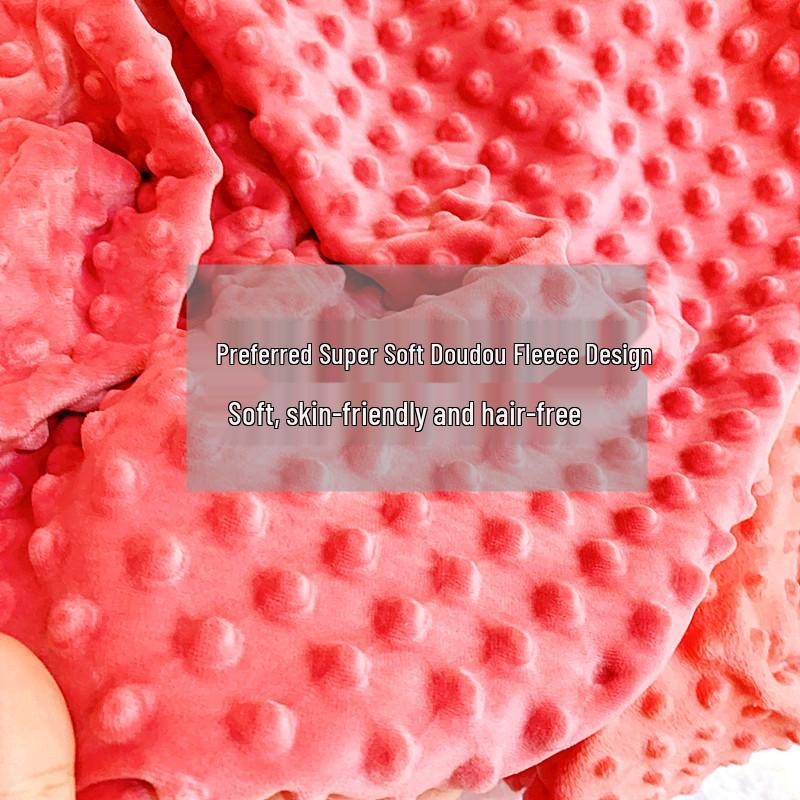 Weicher warmer Samt Kleinkind- und Kleinkind-Matratzenschoner - Gemütlich, einfarbig, ganzjähriger Komfort