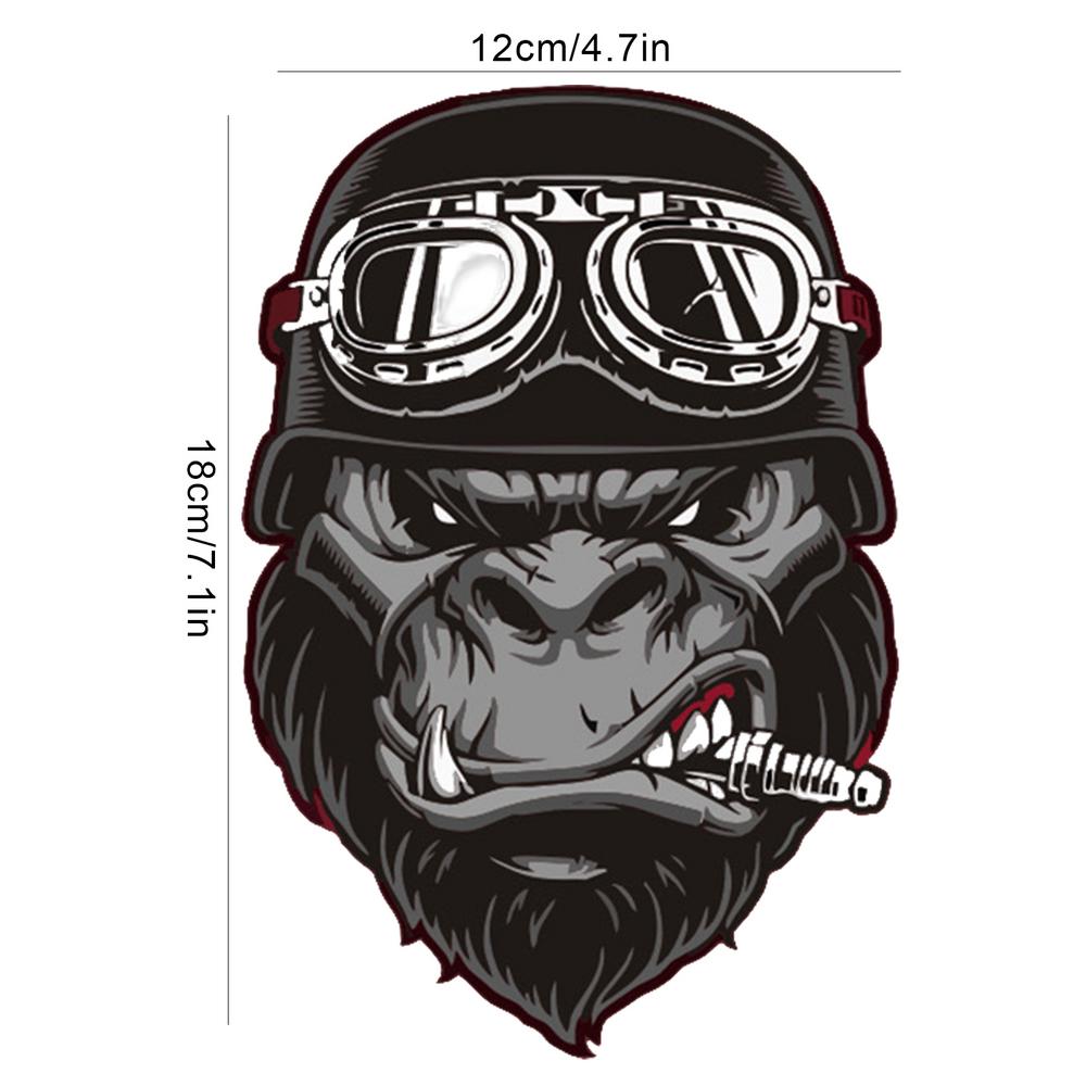 

Наклейка на бампер с изображением орангутанга Наклейка на бампер с треснувшим орангутаном Ревущая обезьяна Наклейка на бампер холодильника Наклейки на автомобиль с изображением головы орангутанга