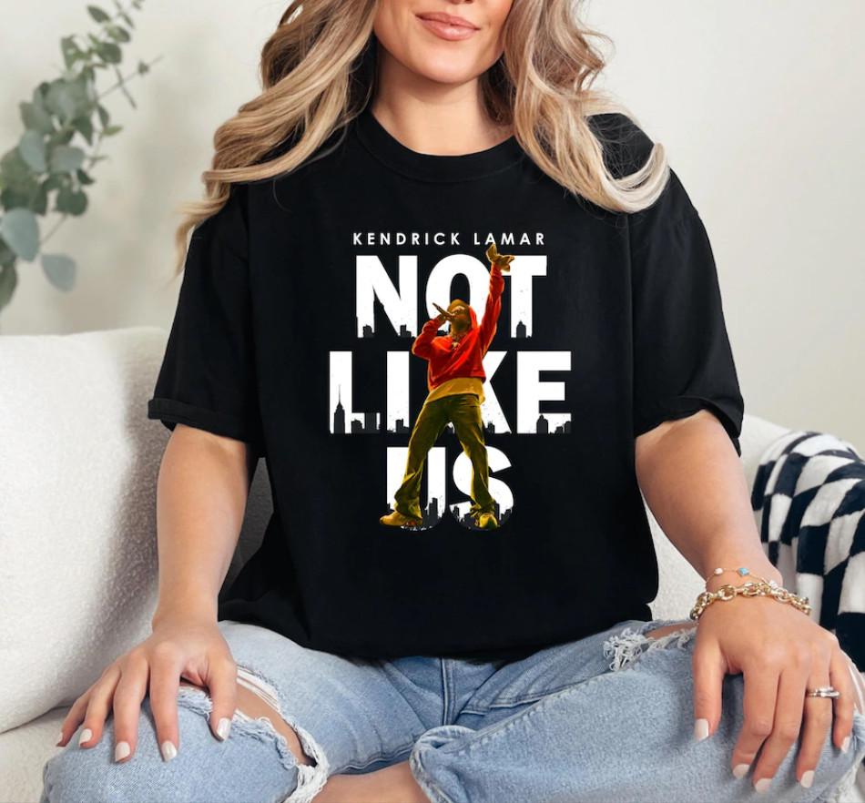 Kendrick Lamar They Not Like Us T-shirt S-5XL Unisex T-Shirt S