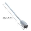Electric Drill Socket Wrench 19mm Hexagonal Nut, 30cm Extension for Motorhomes Mechanical and Engineering Vehicle Repair