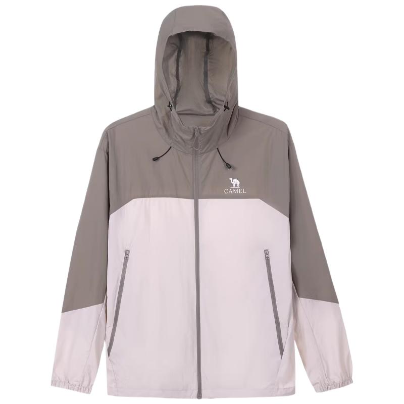 Camel Unisex Lightweight UV Protection Hooded Jacket L
