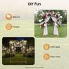 Large 6.6FT Gold Wedding Arch Stand Iron Backdrop for Wedding Party DIY Decor Anniversary Photo Booth
