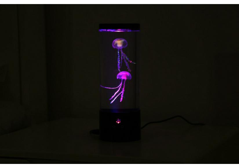 USB Luminous Jellyfish Night Light: Seven-Color LED Remote Control Atmosphere Lamp for Home Décor