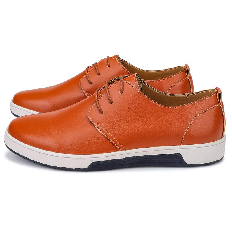 Herbst 2025 neue koreanische Version von Herrenschuhen aus schwarzem Kleinleder, trendige lässige Jugendschuhe, modische Fahrschuhe