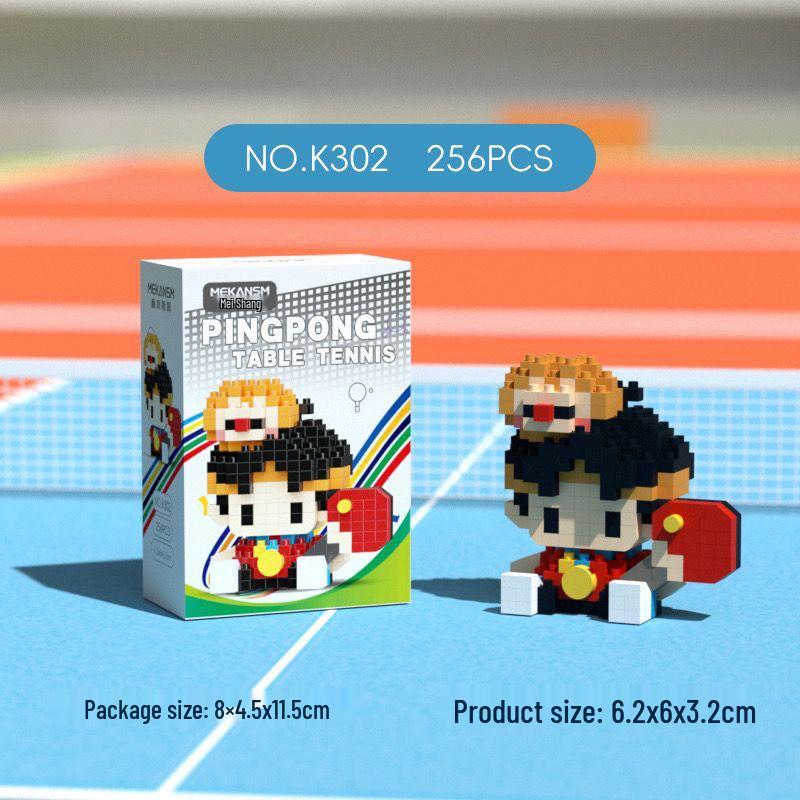 

MARD Настольный теннис Панда Кукла Микрочастицы Строительные блоки - Развивающая игрушка для детей