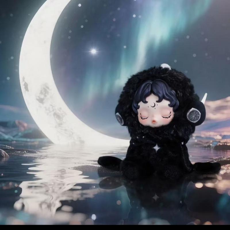 SKULL PANDA JE HEBT ME GEVONDEN Serie Blind Box Gisszak Bureau Decoratie Schattig Model Cadeau Meisje Blindzak Speelgoed Anime Figuur