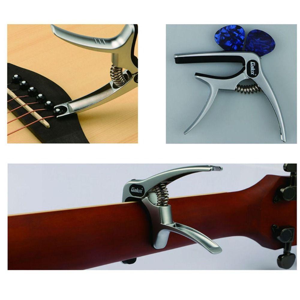 Metal Metal Guitar Capo Tone Adjust Quick Change Clip Guitar Guitar Tuning Clamp Bass