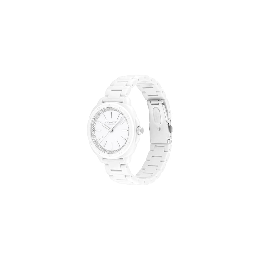 Coach Kitt Women's Watch White Dial Ceramic Strap 14504401