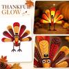 Metal Turkey Tealight Candle Holder Thanksgiving Table Decor Standing Turkey Centerpiece for Home Decoration