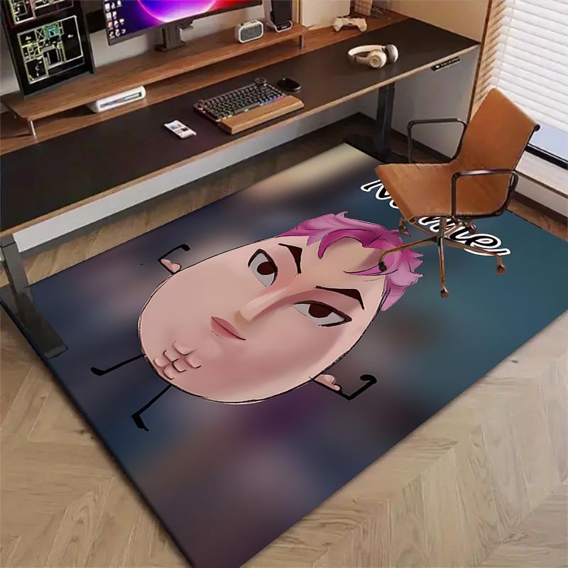 Custom KPop Demon Hunters Mat Personalized Name, Polyester Washable Indoor Entryway Rug, Gift for Christmas, Easter, Thanksgiving Day