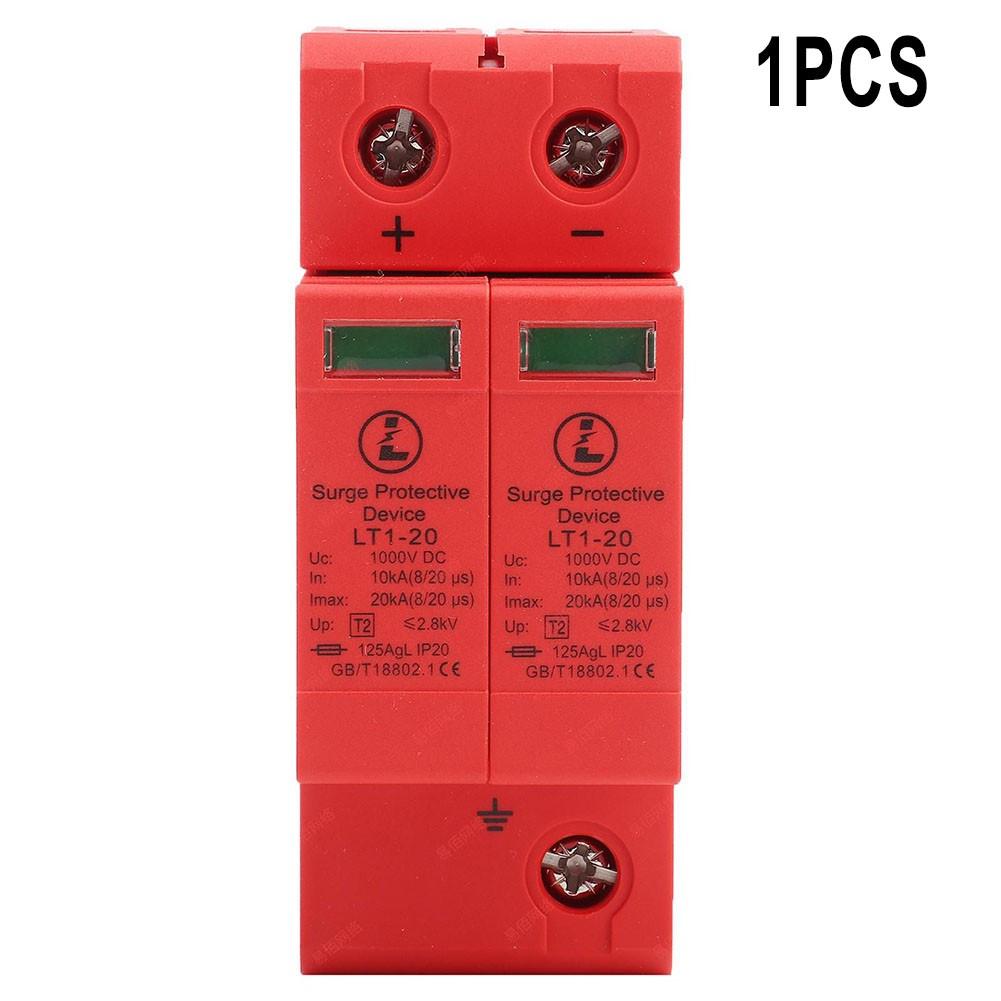 2P For SPD PV DIN Rail Low Voltage Arrester Surge Protector DC1000V 20KA~40kA