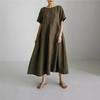 2026 Spring/Summer Plus Size Women's Casual Mid-Length Denim Dress - Trendy and Stylish