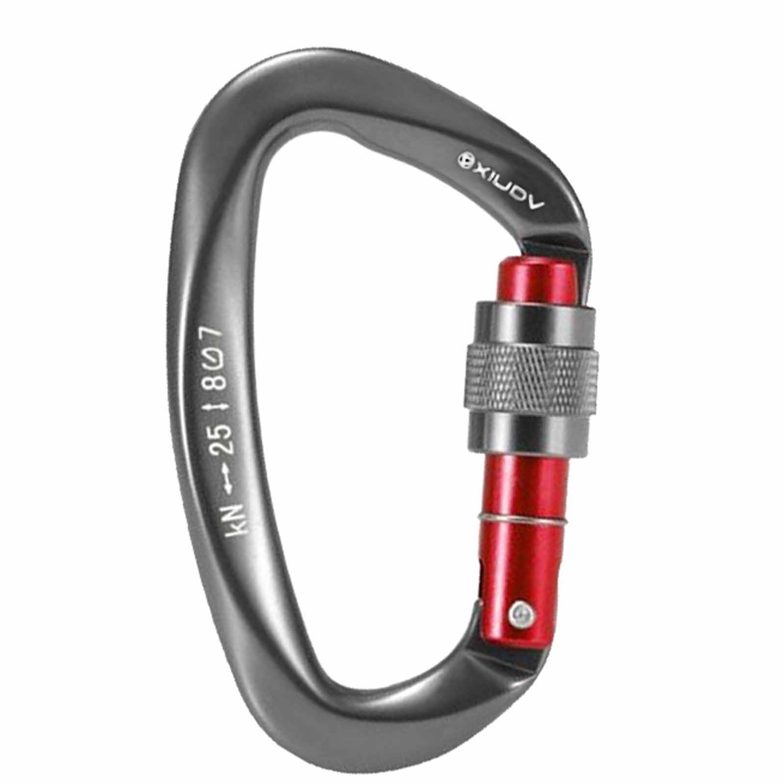 

Альпинистский основной замок – Карабин из алюминиевого сплава для альпинизма, альпинизма и снаряжения для обеспечения безопасности на открытом воздухе One Size