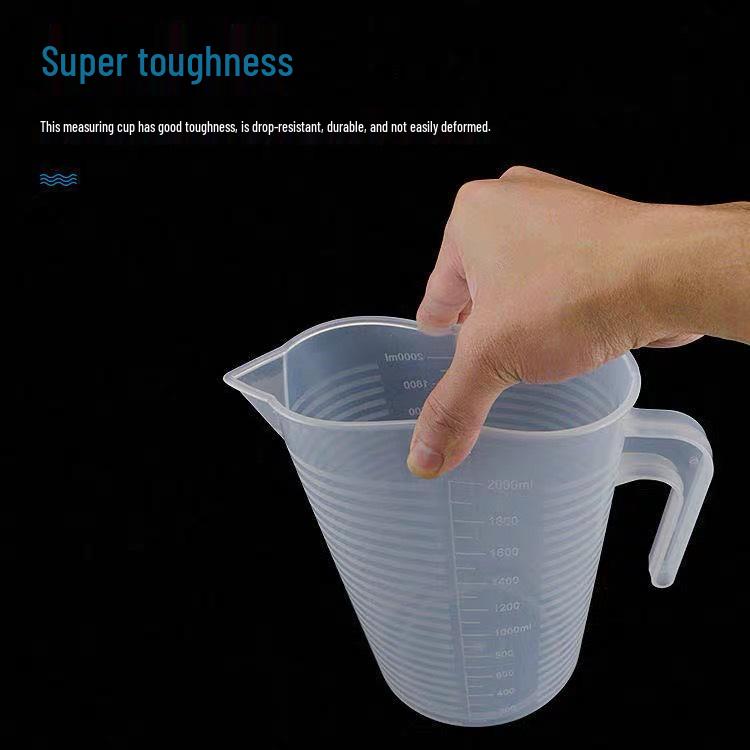 Graduated Measuring Cup Set - 1000ml & 5000ml Cylinders for Milk Tea Shop Equipment