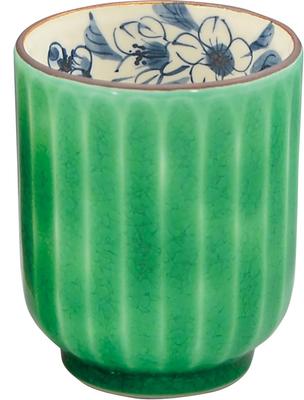 Kyoyaki, Kiyomizu-yaki, Touan Kiln, Large Teacup, Kochi Sakura, Kta371-01
