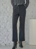 MAXZA Compact Wool Blend Straight Formal Slacks