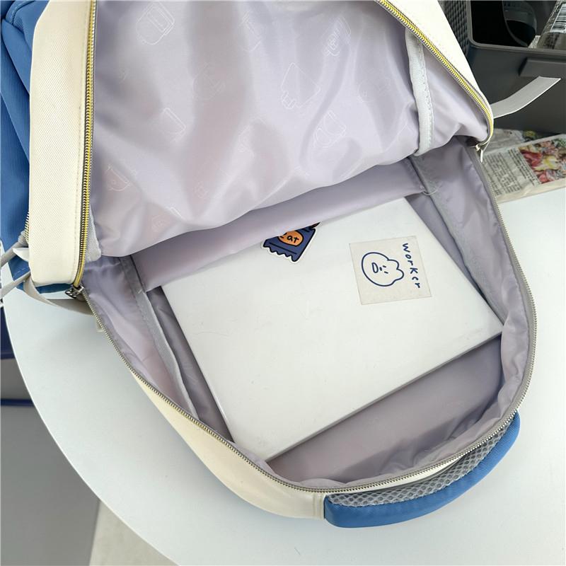 Backpack Large Capacity Campus Waterproof Backpack Outdoor Student Schoolbag