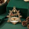 Decorative Fireplace Hanging Props 250th Anniversary USA White House Christmas Tree Ornament, 2D Acrylic 1776-2026 Commemorative Indoor Outdoor
